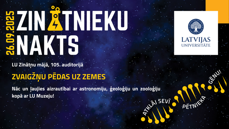 Atklāj sevī pētnieka gēnu kopā ar LU Muzeju! 